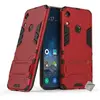 Htdmobiles Coque rigide anti choc pour Huawei Y6 (2019) + film ecran - ROUGE