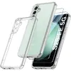 Coque - Little Boutik© - Galaxy S23 FE - Silicone Transparent - Coins Renforcés - 2 Verres Trempés