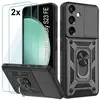 Coque antichocs noire pour GALAXY S23 FE + 2 vitres verre trempé - MAS...