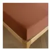 Drap housse 160 x 200 cm bonnet 30 cm Prémium pour lit 2 places