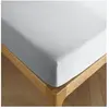 COTON PUR Drap housse 160 x 200 cm bonnet 30 cm 'Prémium' pour lit 2 places - Prémium Nuage