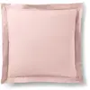 COTON PUR Taie d'oreiller "Prémium" toutes dimensions - Prémium Rose Dragée - 63 x 63 cm volant plat piqué