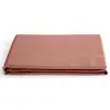 COTON PUR Drap plat 'Prémium' pour lit 1 place & 2 places - Prémium Vieux Rose - 180 x 290 cm pour lit 1 place
