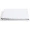COTON PUR Drap plat 'Prémium' pour lit 1 place & 2 places - Prémium Neige - 180 x 290 cm pour lit 1 place