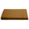 COTON PUR Drap plat 'Prémium' pour lit 1 place & 2 places - Prémium Caramel - 240 x 300 cm pour lit 2 places