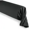 COTON PUR Taie de traversin 45 x 185 cm 'Prémium' - Prémium Truffe
