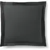 COTON PUR Taie d'oreiller 'Prémium' toutes dimensions - Prémium Truffe - 63 x 63 cm volant plat piqué