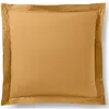 COTON PUR Taie d'oreiller "Prémium" toutes dimensions - Prémium Miel - 63 x 63 cm volant plat piqué