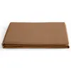 COTON PUR Drap plat 'Prémium' pour lit 1 place & 2 places - Prémium Taupe - 240 x 300 cm pour lit 2 places