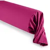 COTON PUR Taie de traversin 45 x 185 cm 'Prémium' - Prémium Magenta