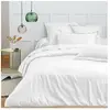 COTON PUR Housse de couette 260 x 240 cm "Prémium" pour lit 2 places King Size - Prémium Neige
