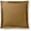COTON PUR Taie d'oreiller "Prémium" toutes dimensions - Prémium Caramel - 63 x 63 cm volant plat piqué