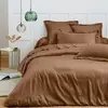 COTON PUR Housse de couette 140 x 200 cm 'Prémium' pour lit 1 place - Prémium Taupe