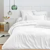 COTON PUR Housse de couette 240 x 220 cm "Prémium" pour lit 2 places - Prémium Neige
