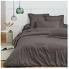 COTON PUR Housse de couette 240 x 220 cm 'Prémium' pour lit 2 places - Prémium Ardoise