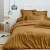 COTON PUR Housse de couette 240 x 220 cm 'Prémium' pour lit 2 places - Prémium Caramel