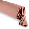 COTON PUR Taie de traversin 45 x 185 cm "Prémium" - Prémium Vieux Rose