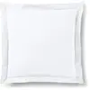 COTON PUR Taie d'oreiller 'Prémium' toutes dimensions - Prémium Neige - 63 x 63 cm volant plat piqué