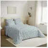 UNIVERS DECOR Pack complet housse de couette réversible pour lit 160 x 200 cm Agathe céladon