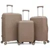 Lot de 3 valises Polypropylène "Travel Light" - LYS Paris 2551/3 - Tau...