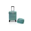 Lot valise cabine souple + Vanity "Ultra léger" - Lys Paris 2102/2 - Menthe