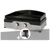 Plancha gaz Signature Allure 260 Duo + Desserte - Le Marquier