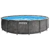 Kit piscine tubulaire Intex Baltik ronde 457 x 122 m + Bâche à bulles