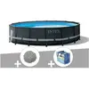Intex Kit piscine tubulaire Intex Ultra XTR Frame ronde 4,88 x 1,22 m ...