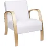 The Home Deco Factory - Fauteuil de salon en bouclette Stavern