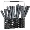 Five Simply Smart - Ménagère 24 pièces avec rack - Noir