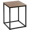 Five Simply Smart - Bout de canapé en bois et métal CHEVRONS - Beige e...