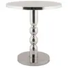 Leitmotiv - Table dappoint en aluminium chromé ORION - Argent