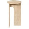 The Home Deco Factory - Table dappoint ronde effet travertin PIETRA - ...