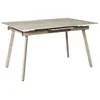 SANS The Home Deco Factory - Table à manger extensible en céramique ef...