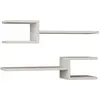 Etagère murale - Fork - Blanc - Mélamine - Scandinave - Moderne