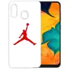 Coque pour Samsung Galaxy A20 -  Jordan Basketball Logo Blanc