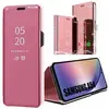 E.F.CONNECTION Coque pour Samsung Galaxy A54 Rose Protection Intégrale Anti-Rayure Effet Miroir Clear View