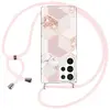Coque de protection - BOOLING - Samsung Galaxy S24 Ultra - Souple - Antichoc - Motif marbre rose