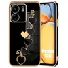 E.F.CONNECTION Coque - Xiaomi - Redmi 13C - Antichoc TPU - Design Motif d'Amour - Noir