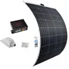PACK ANTARION Panneau solaire Souple 135W + Régulateur MPPT 10A + Kit ...