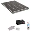 Pack ANTARION Panneau solaire 160W camping car + Kit de pose solaire avec régulateur de charge MPPT