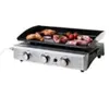 Plancha gaz - DOMOCLIP - Inox DOC277 - 7500W - Acier émaillé - 3 brûle...