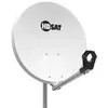HDSAT Parabole satellite acier Blanche 65cm avec Support LNB en Acier ...