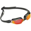 Aquasphere Xceed - Zwembril - Volwassenen - Red Titanium Mirrored Lens...