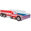 Lit enfant - HT_MEUBLES - Camion de pompier - 160 cm x 80 cm - Matelas...