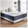 NATURALEX Matelas 140x200 cm - Perfect Sleep - Matelas Ressorts Ensachés Hybrid, Mousse mémoire HR, Blue Latex, Mi-Ferme, Très épais 30 cm