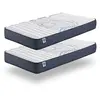NATURALEX Pack de 2 matelas Perfect Sleep 90x200 cm - Soutien Blue Latex - Mousse à mémoire de forme HR - 7 Zones de Confort - 14 cm