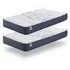 NATURALEX Pack de 2 matelas Perfect Sleep 80x190 cm - Soutien Blue Latex - Mousse à mémoire de forme HR - 7 Zones de Confort - 14 cm