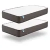 NATURALEX Pack de 2 matelas Titanium 70x190 cm - Soutien Blue Latex - Mousse à  mémoire de forme HR - 7 Zones de Confort - Épais 24 cm