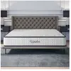 Cosmos Matelas UPSILON 180x200 cm-24 cm-Mousse mémoire de forme-7 zones HR 35 kg et AERO-LATEX-Ergonomique-Face été-hiver-Confort ferme